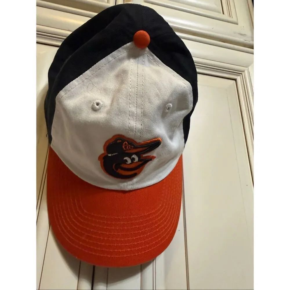 '47 Brand Men's Baltimore Orioles MLB Adjustable Baseball Hat Orange Black OSFA